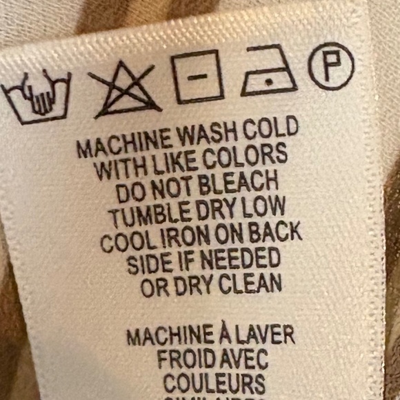 NWT Adrianna Papell Black/White/Tan/Cream Sheer Striped Sleeveless Wrap Blouse - Picture 10 of 10